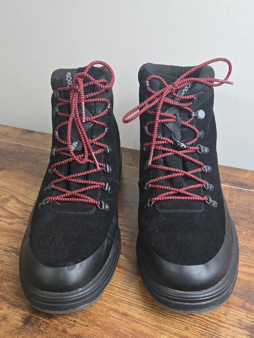 UGG Biltmore Hiker Men's Waterproof Lace Up Ankle Boots Black Suede Sz 11 Combat